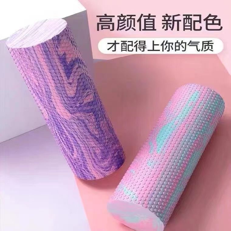 スポット卸売り迷彩ヨガ柱中実泡軸筋肉リラックスローラーフィットネスヨガ棒サイズは多種ある|undefined