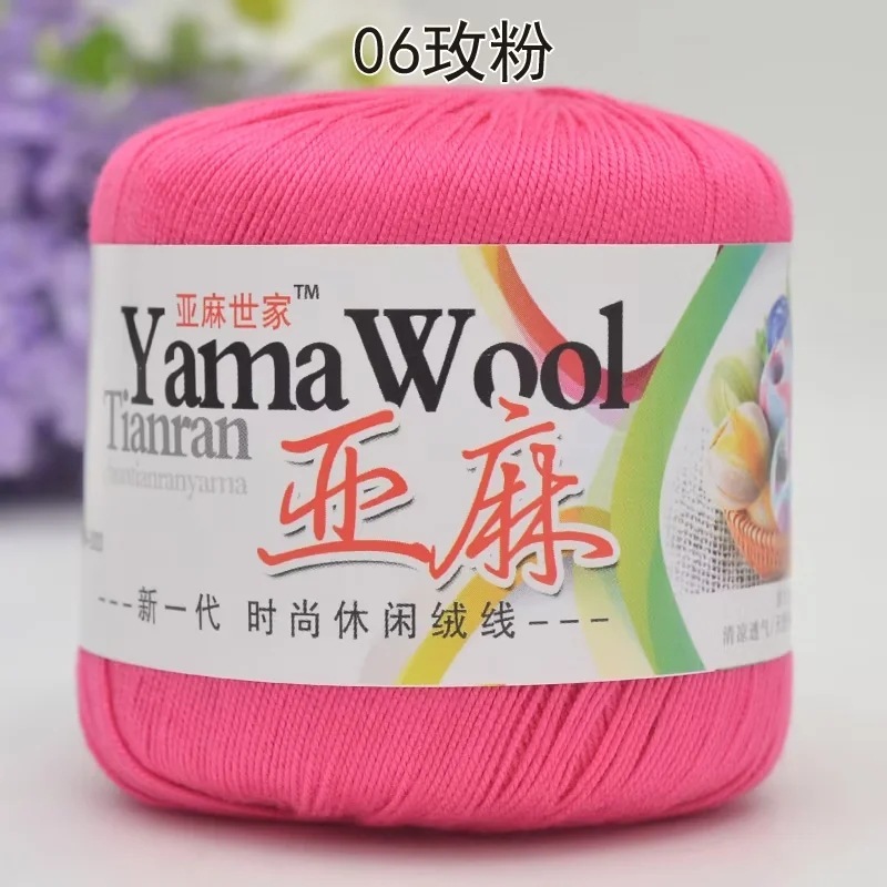 リネンの糸のかぎ針の糸の亜麻のレースのかぎ針は細い毛糸の5 # の糸のかぎ針の糸の卸売りを編みます。|undefined