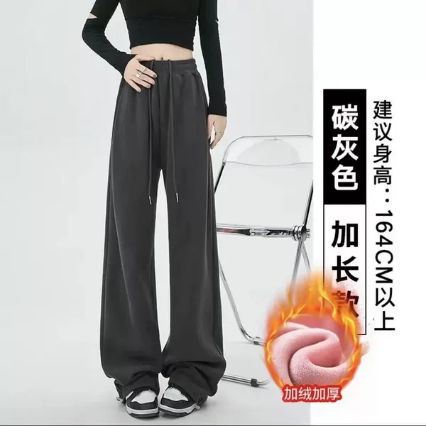 【Mingxia】Long velvet dark gray style