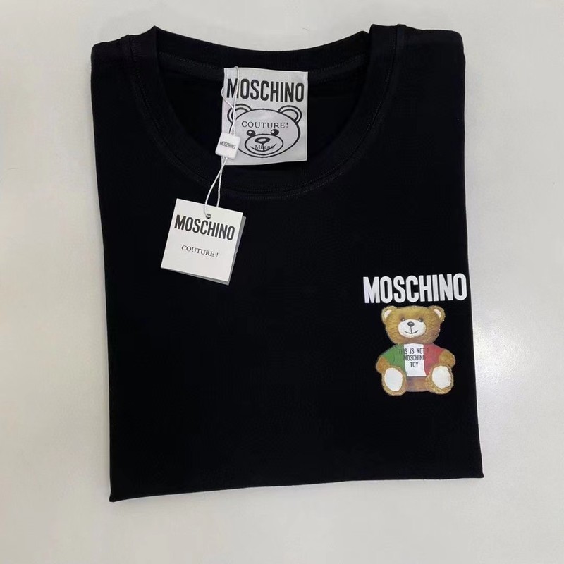 クロスボーダーヨーロッパとアメリカのトレンドブランド春夏新作ラウンドネックプルオーバー親子ベアTシャツ半袖カップルスタイル|undefined