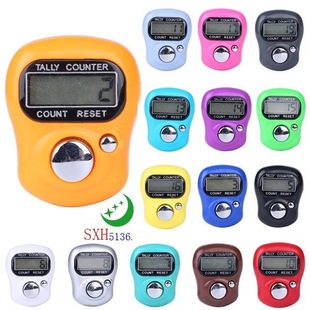1011 # Five-Digit Mini Finger Counter Digital Ring Counter Multiple Colors Available Off the Shelf/Bare Metal