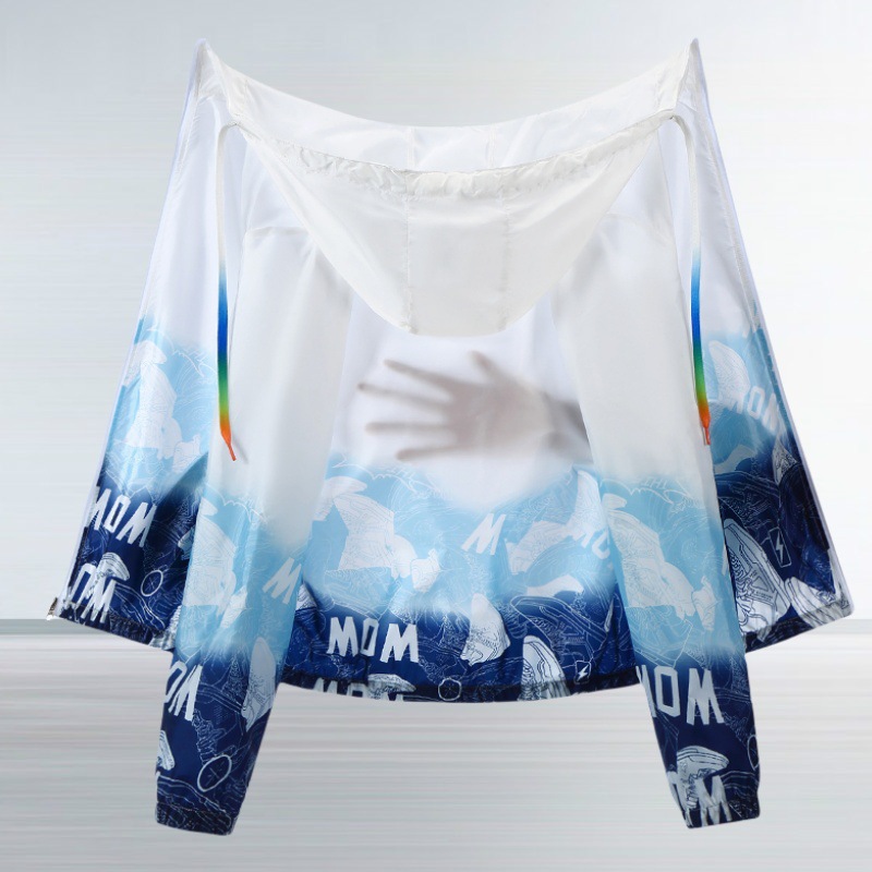 Summer Sun Protection Clothing Men's Printed Sun Protection Clothing Men's Outdoor Quick-drying Clothing Anti-ultraviolet Skin-friendly Clothing Fishing Clothes Men's Clothing