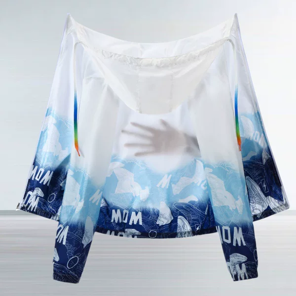 Summer Sun Protection Clothing Men's Printed Sun Protection Clothing Men's Outdoor Quick-drying Clothing Anti-ultraviolet Skin-friendly Clothing Fishing Clothes Men's Clothing