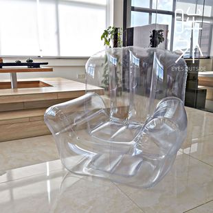 Transparent Inflatable Sofa Lazy Sofa Single Bedroom Small Cute Rental House Valentine's Day Birthday Gift DIY