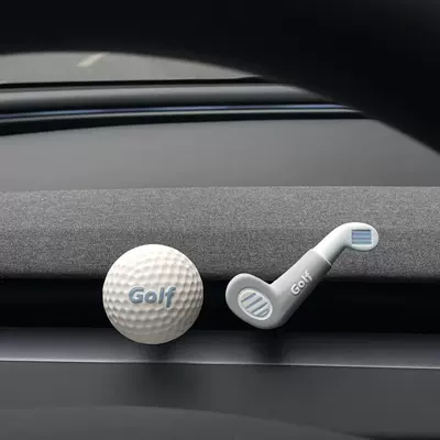 vents, small gift, Car Perfume Aromatherapy - blue-and-white-ball-club-floral-scent