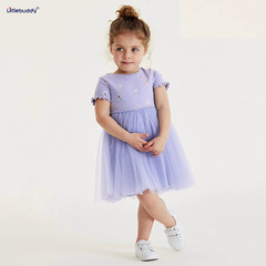 LittleBuddy Summer European & American-style Cartoon Kids' Dress — Princess Style, Drop Shipping Available