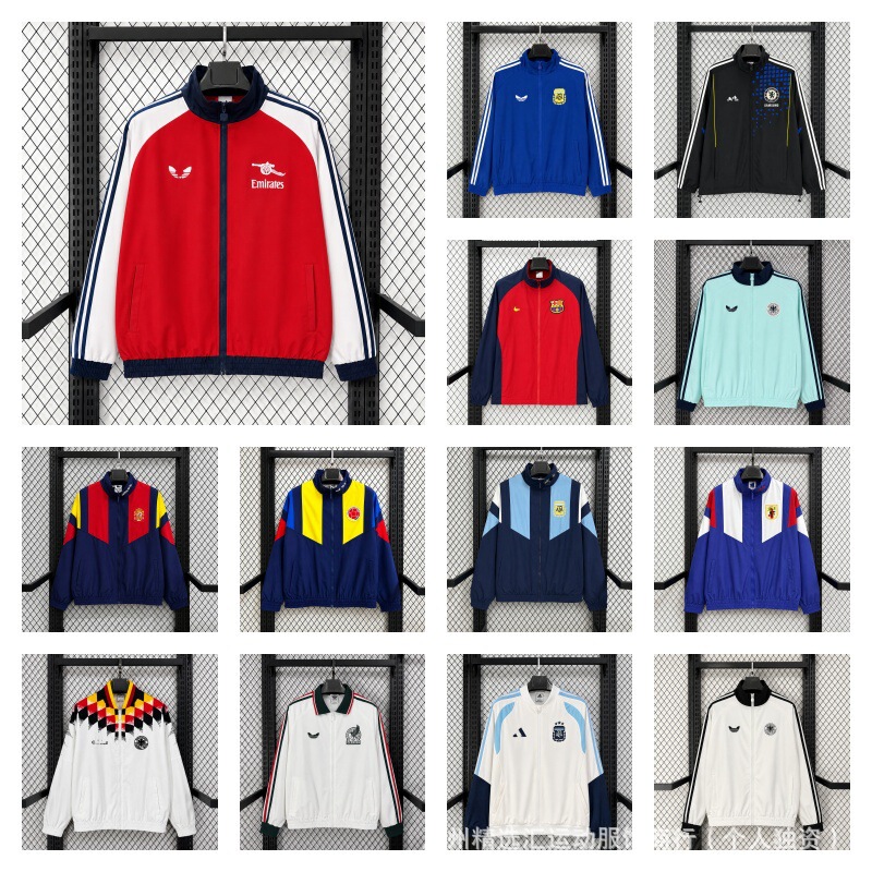 New 25-26 season football jacket, training jacket, Barcelona, Paris, Inter Milan, Chelsea jacket New 25-26 season football jacket, training jacket, Barcelona, Paris, Inter Milan, Chelsea jacket