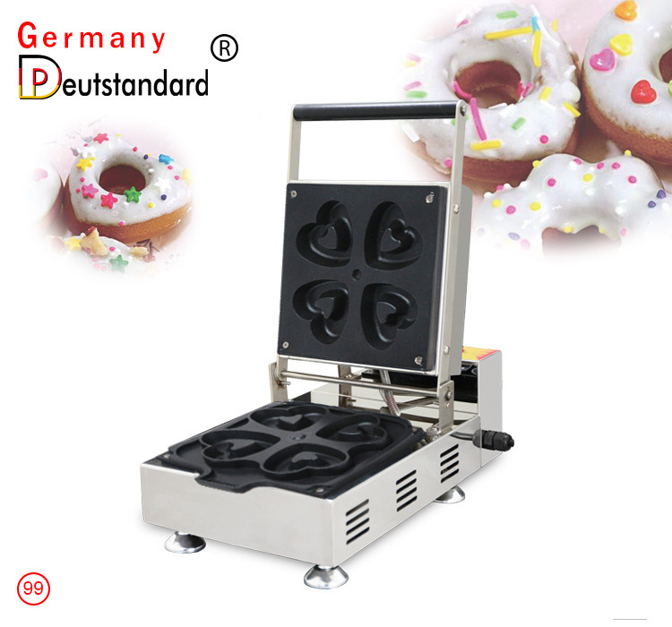 商用电热烘培甜甜圈机 香酥机 电热甜甜圈烤饼机 心形甜甜圈