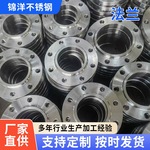 304不锈钢法兰片PN10平焊锻打法兰盘焊接国标板式法兰非标DN50 80