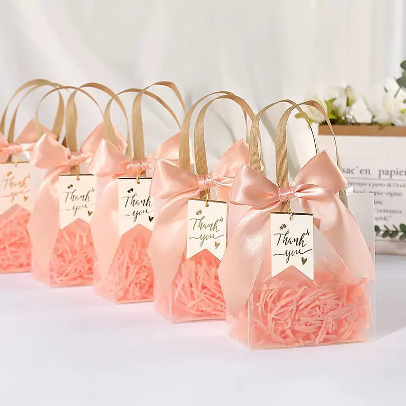 2026圣诞节透明礼品袋小朋友生日礼物伴手礼喜糖袋礼袋礼盒手提袋