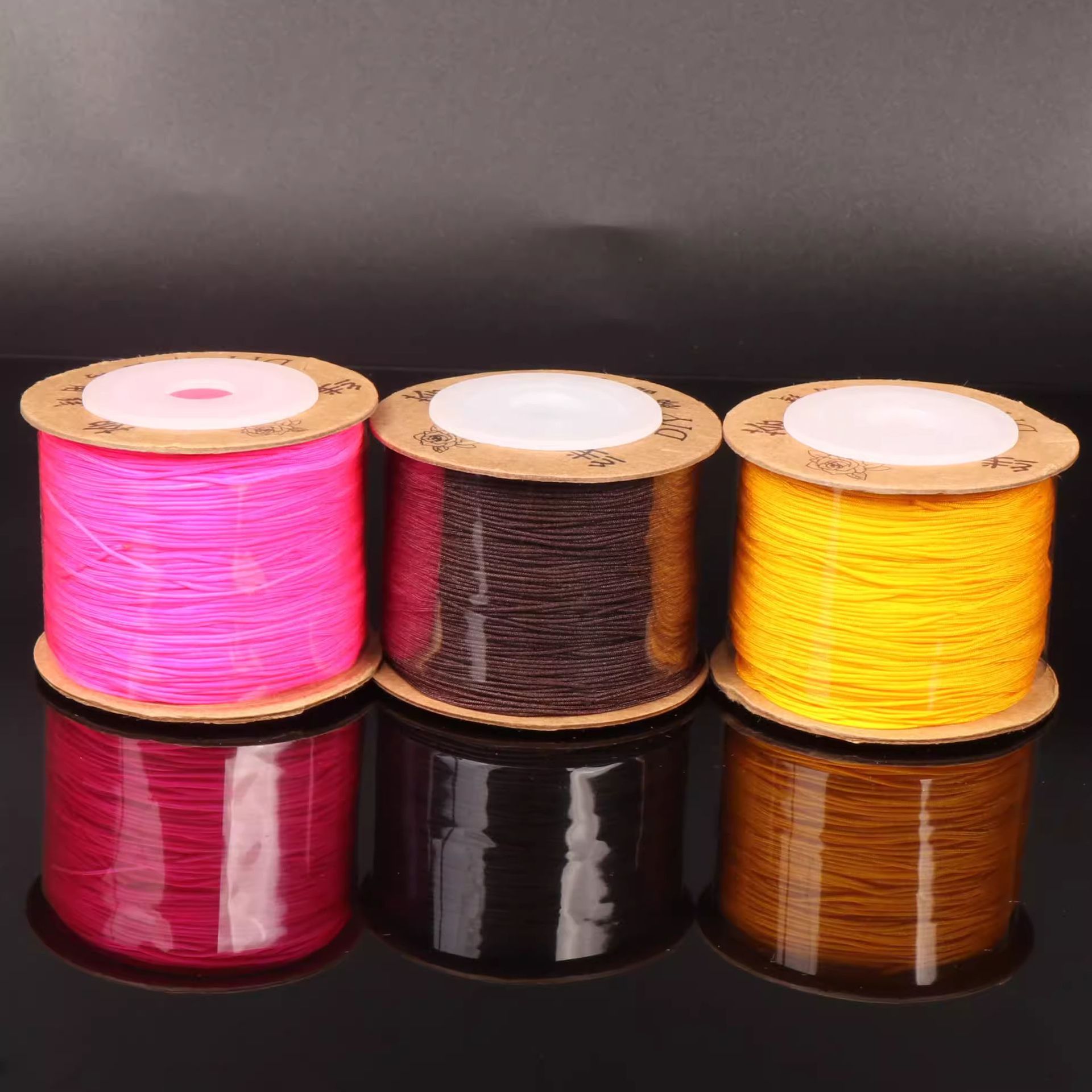 No. 71 hilo de jade sin bala hilo de cuentas hilo de trenzado línea de pulsera de cuerda roja línea de collar línea de joyería línea de perlas de Buda hilo de perlas sueltas