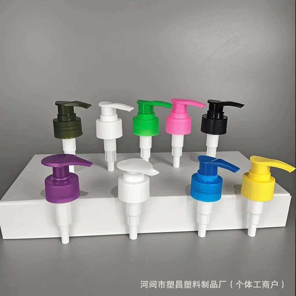 Поставка дозаторов-помп прессового типа 28-го калибра 410, косметических резьбовых роторных насосов, а также сменных насадок для дозаторов геля для душа и шампуня.