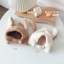 男婴儿帽子秋冬季女宝宝可爱超萌婴幼儿童护耳帽女童冬天小孩1岁2