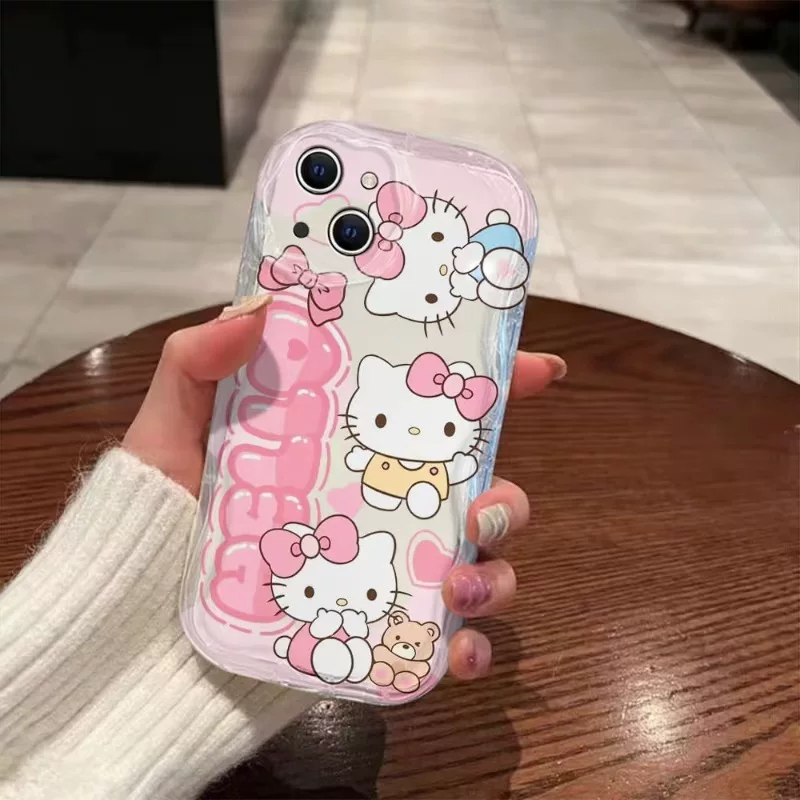 Hello Kitty, Apple, совместимый с iPhone 16, чехол для телефона, 15, 15 Pro Max