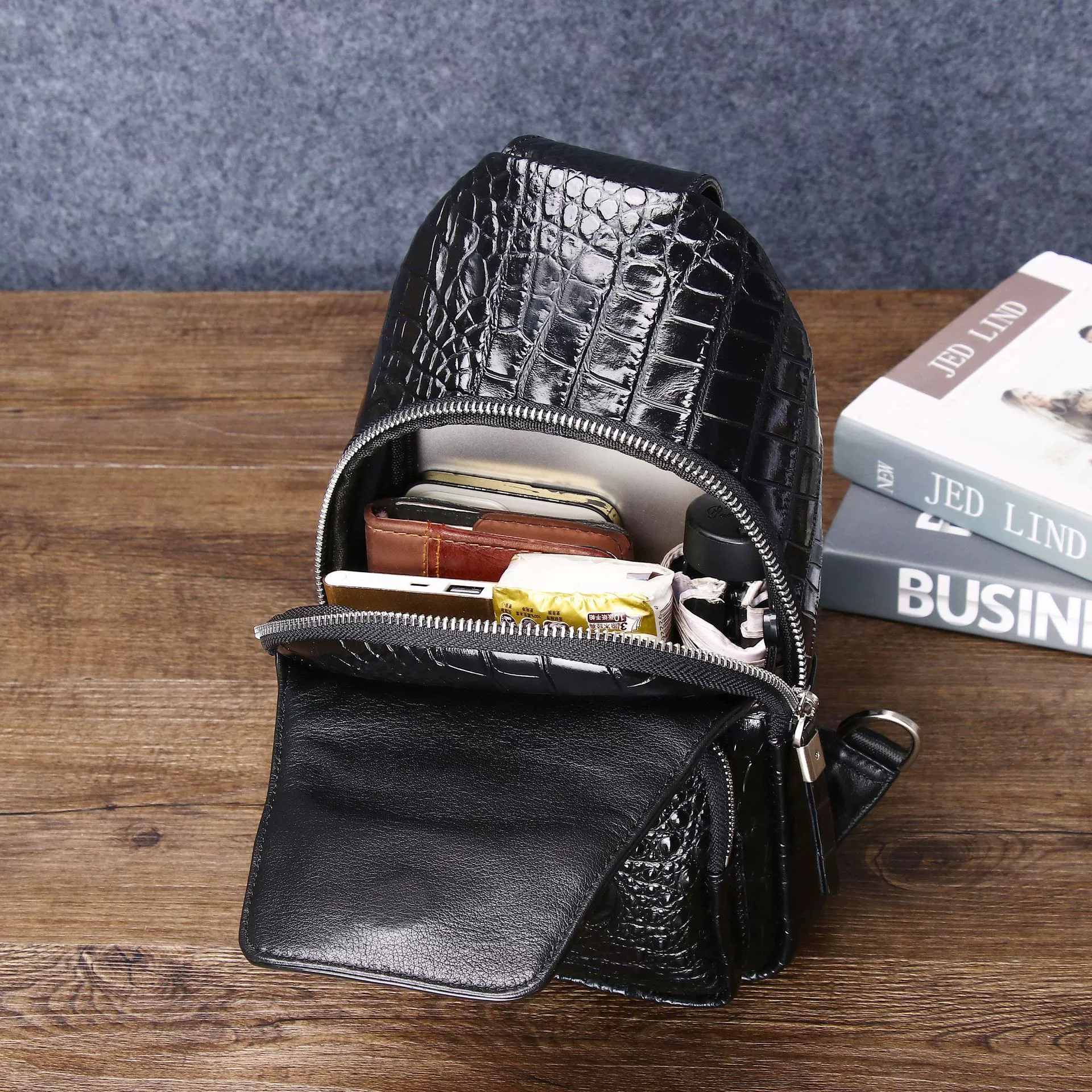 Черепная сумка (Chest bag), ремень сумки для путешествий, крокодил, обновленная версия, оптовая