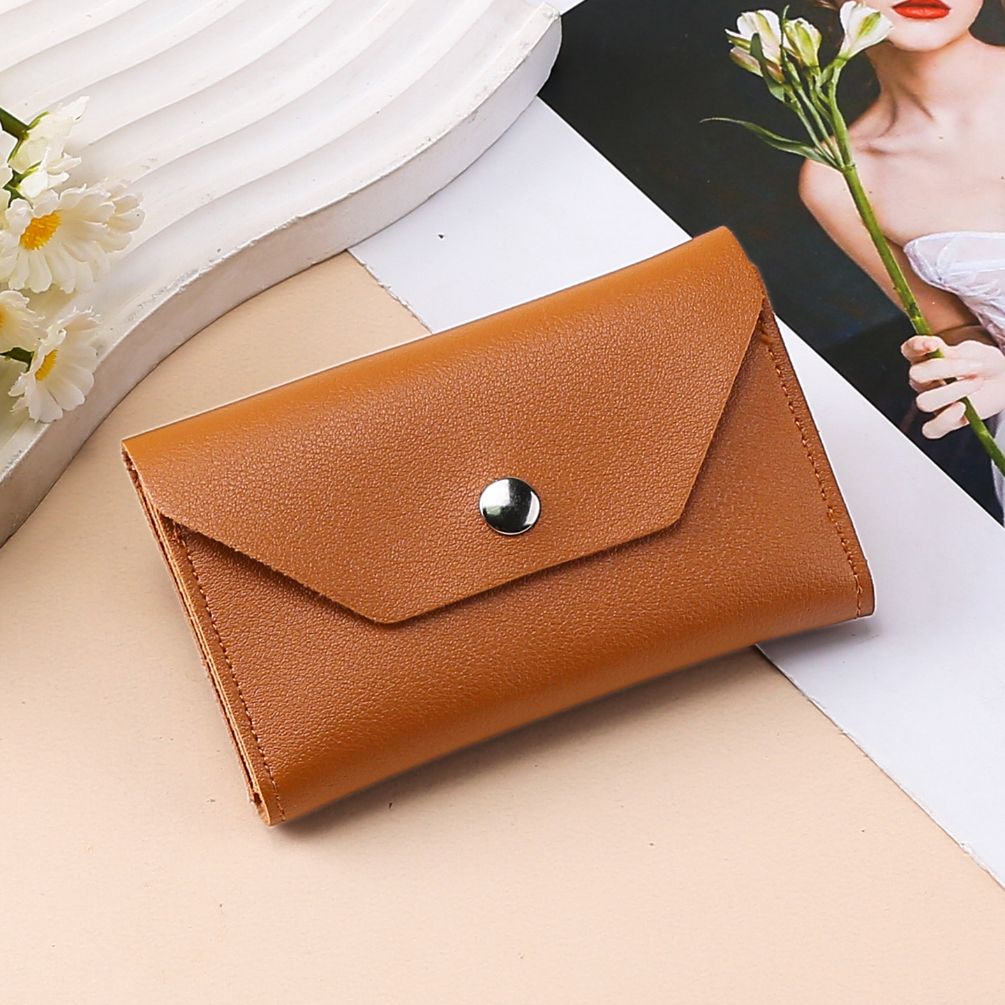 Fábrica directa bolsa de cambio bolsa de llaves de ocio bolsa de moda coreana para mujeres monedas corta bolsa de mujer impermeable