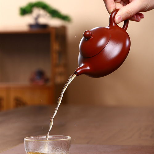Yixing purple clay pot raw ore Dahongpao jade milk pot handmade tea set teapot live supply one piece drop shipping