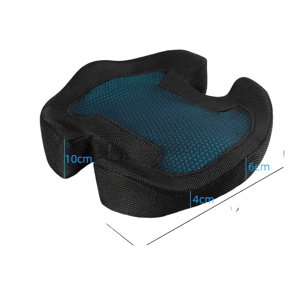 Cojín de espuma de memoria de gel caliente transfronterizo cojín de silla de rebote lento cojín de asiento de oficina fresco Amazon caliente