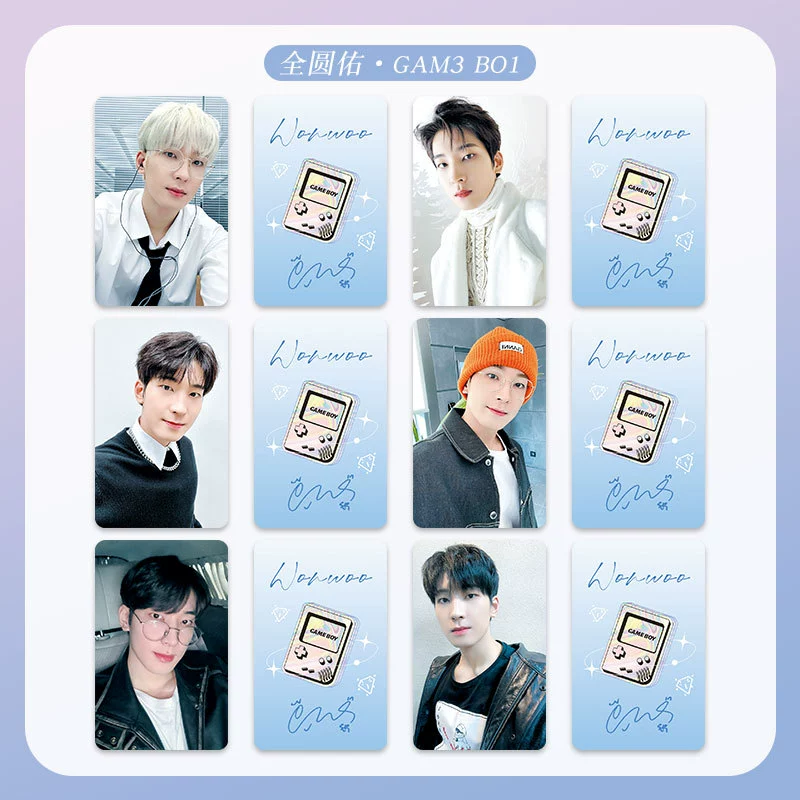K-pop mini photo card set (Seventeen style) — 6-photo designs, 30-style collectible cards