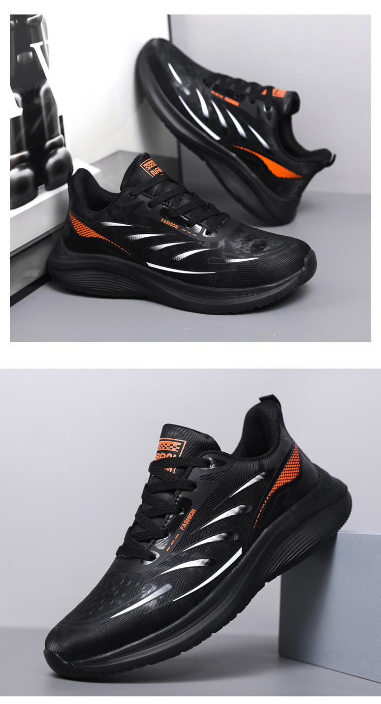 Scarpe da ginnastica da uomo Scarpe da tennis Scarpe da ginnastica Suola in gomma Calzature traspiranti_voghion.com