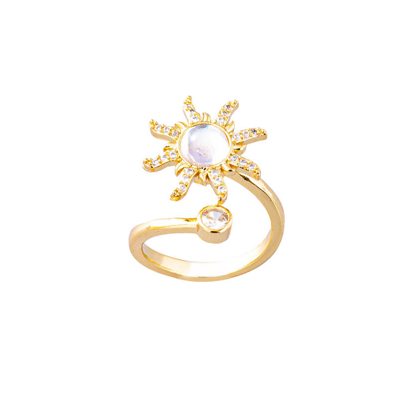 Funkelnder Ring für Damen, mit romantischem Flair gefertigt. Elegant und komfortabel, entworfen, um Ihren Charme zu unterstreichen. Ein dezentes und dennoch atemberaubendes Schmuckstück für Verabredungen._voghion.com