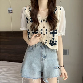 吊带背心;女式针织衫;女式马甲