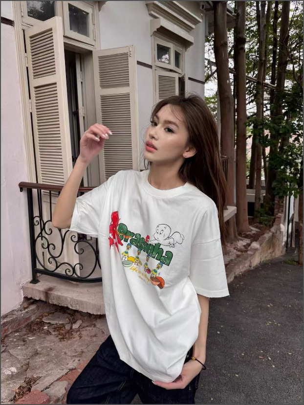 Trendiges Oversized T-shirt Mit Washed-look Und Distressed-effekt_voghion.com