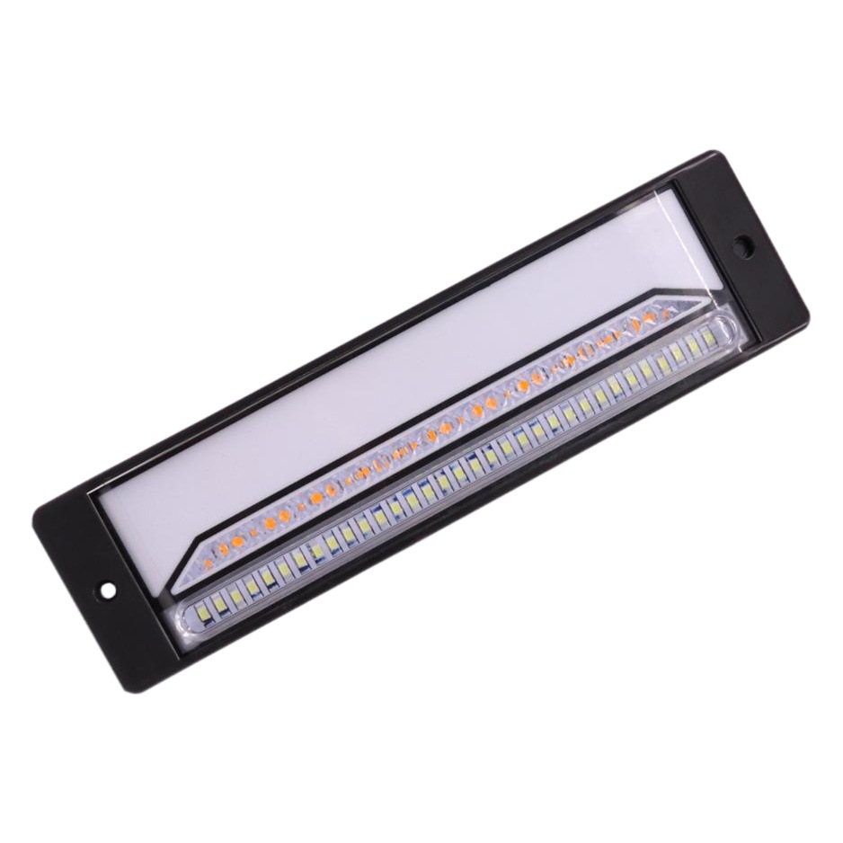 Aplicable al remolque de la tarjeta de carga pesada RV modificación guía de luz de tres colores 147LED luz de freno de señal de giro luz trasera