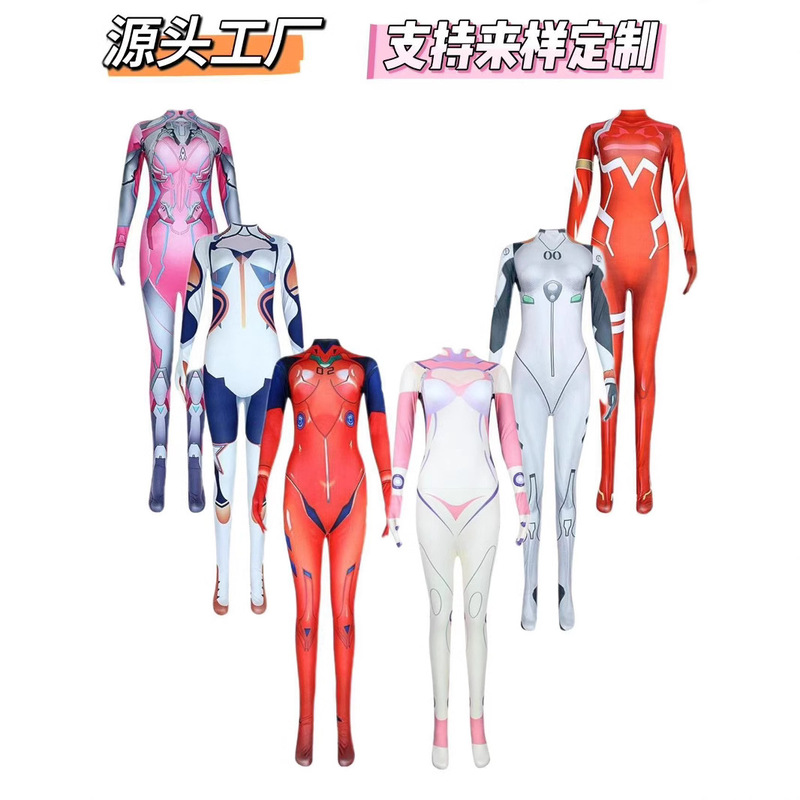 Halloween Spider-Man Asuka Jumpsuit cos Da Ji Fun Costume Ling Boli Tights Sexy Uniform