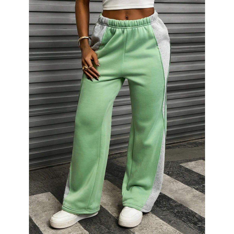 V 53811 Color Block Wide Leg Pants Pantalones de piernas anchas de color para mujeres image 5