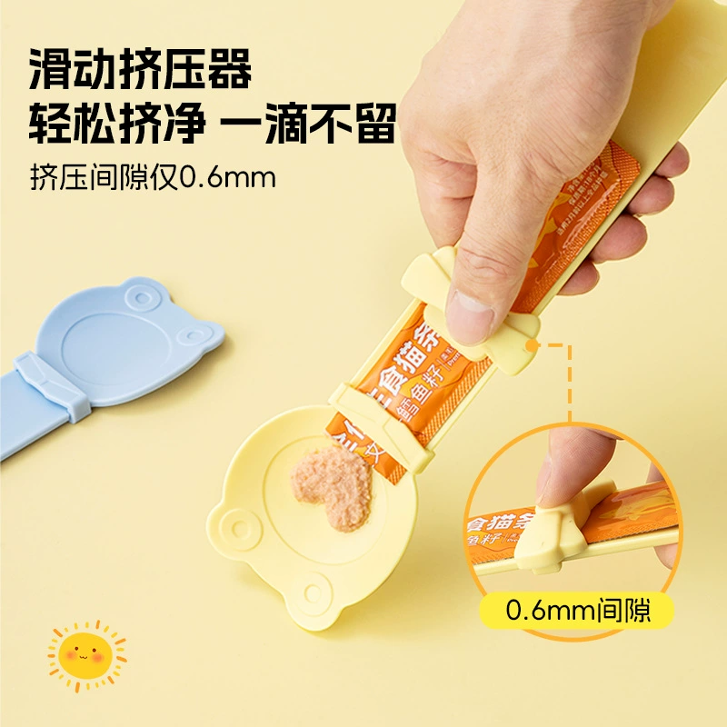 Кормушка-лента для кошек, сжимальная ложка для кормления кошек, закуски, кормушка-лента для кошек, сжимальная лента для кошек, крупногабаритные товары для животных