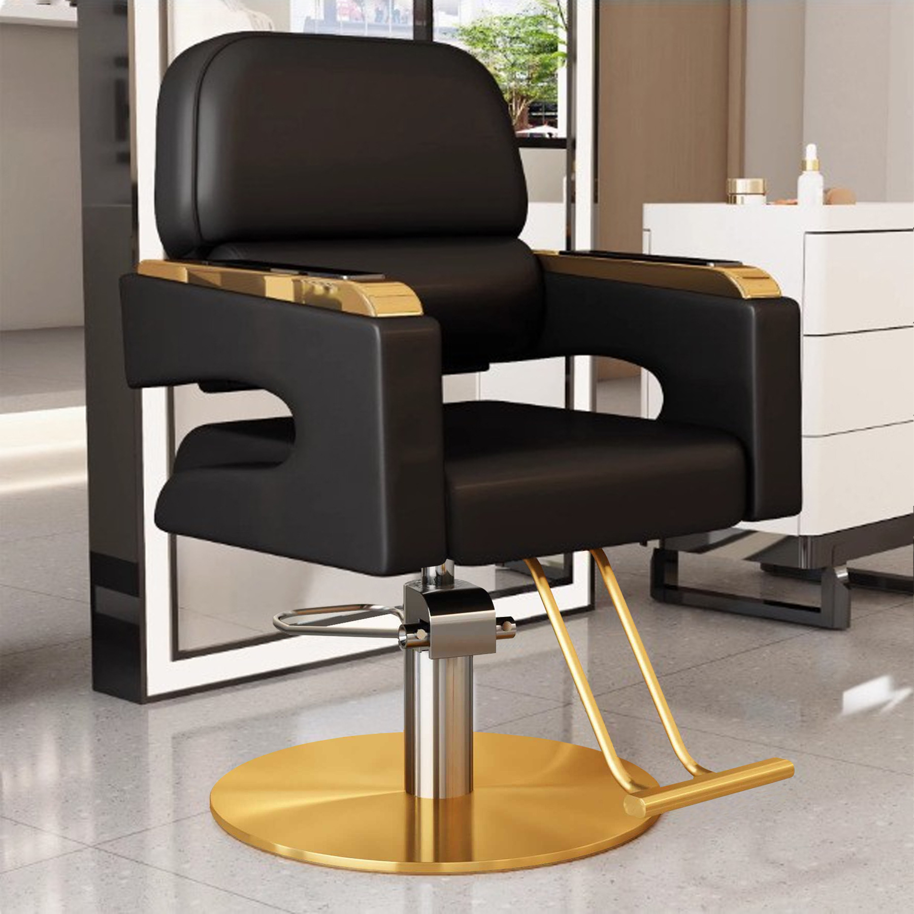 Disco de acero inoxidable negro + titanio