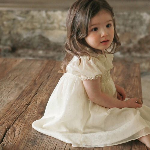 Ladies' Dress 2024 Summer Strawberry Sandy Korean French Ladylike and Starry Girls' Dress Pre-sale