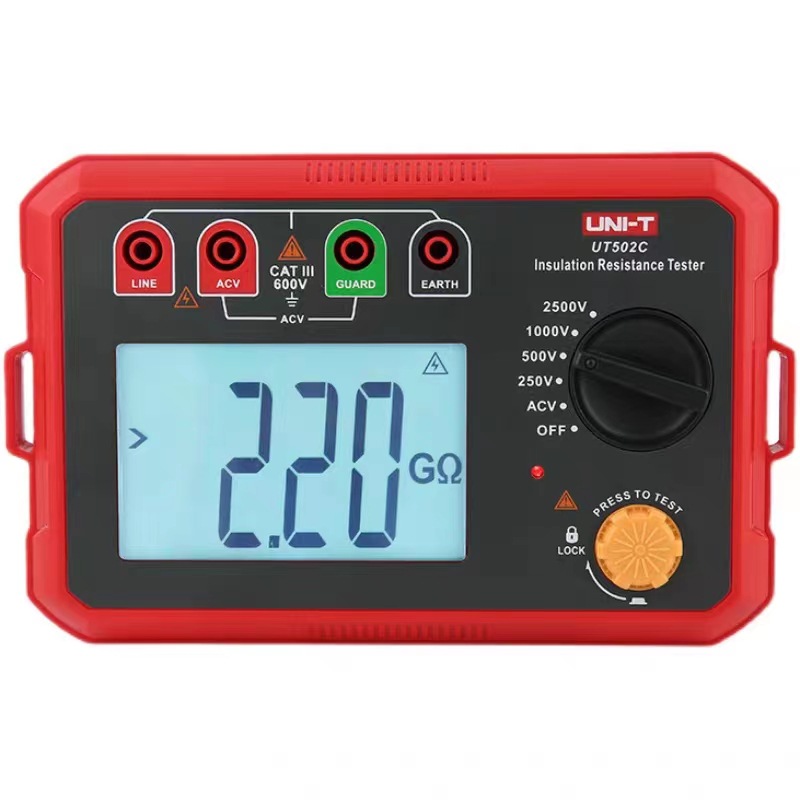 优利德高精度多功能数字绝缘电阻测试仪UT502C线缆测试仪
