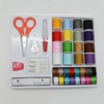 403缝纫线彩色缝纫机线缝衣线套装针线工具组合亚马逊针线盒家居