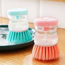 创意液压洗锅洗碗刷 自动加液洗锅刷 便利厨房清洁刷 厨房小工具