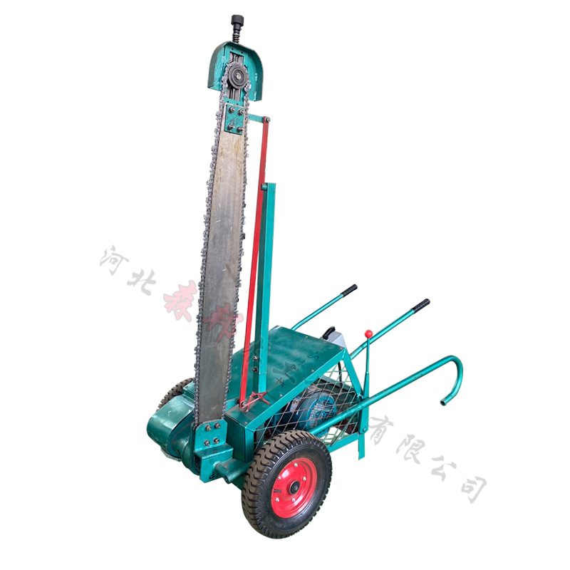 大型开木断料电链锯链条导板电锯自由行走方便移动电链锯机