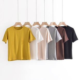Women's short-sleeved pajamas summer modal thin thread half-sleeve top loose casual outerwear home wear top