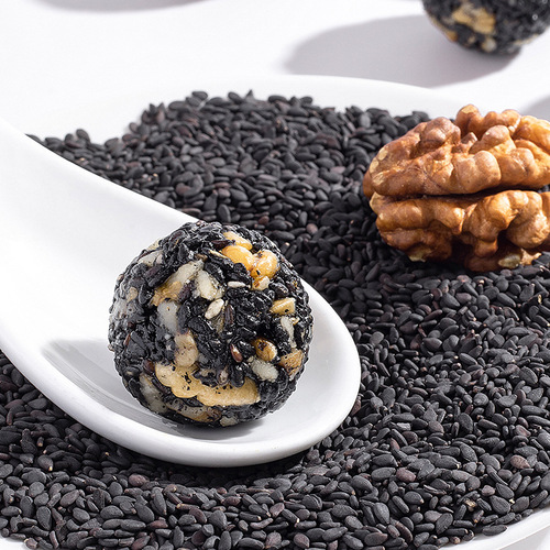 Walnut pills 250g 500g walnut sesame pills individually packaged internet celebrity snack food health pills