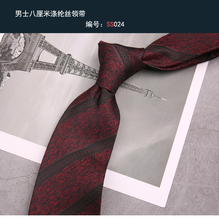 Ropa formal de los hombres de la boda del novio de los hombres de negocios Azul Rojo mano anudada traje de rayas patrón animal corbata