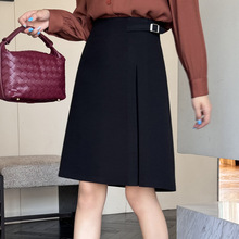 2025冬装新款女装高腰显瘦短裙A字裙半身裙女包臀裙6866