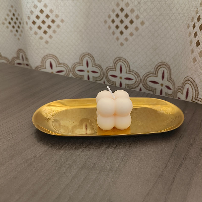 Fábrica en stock mini cubo aromaterapia vela regalo creativo decoración del hogar Accesorios de tiro pequeño cubo vela