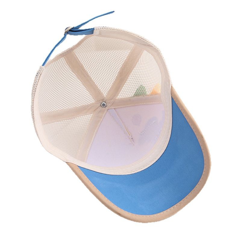 Sombrero para niños, gorra de verano para niños, gorra de béisbol de malla de dinosaurio lindo, sombrero para el sol para bebés, sombrero para el sol de viaje