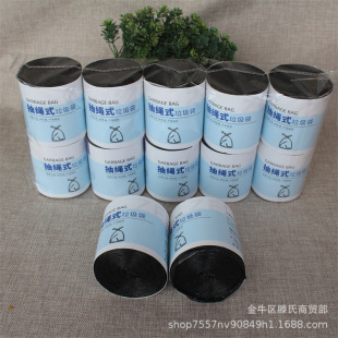 2 Yuan Shop Zefeng 5091 # Drawstring Garbage Bag Thickeneded Plastic Bag Black Garbage Bag