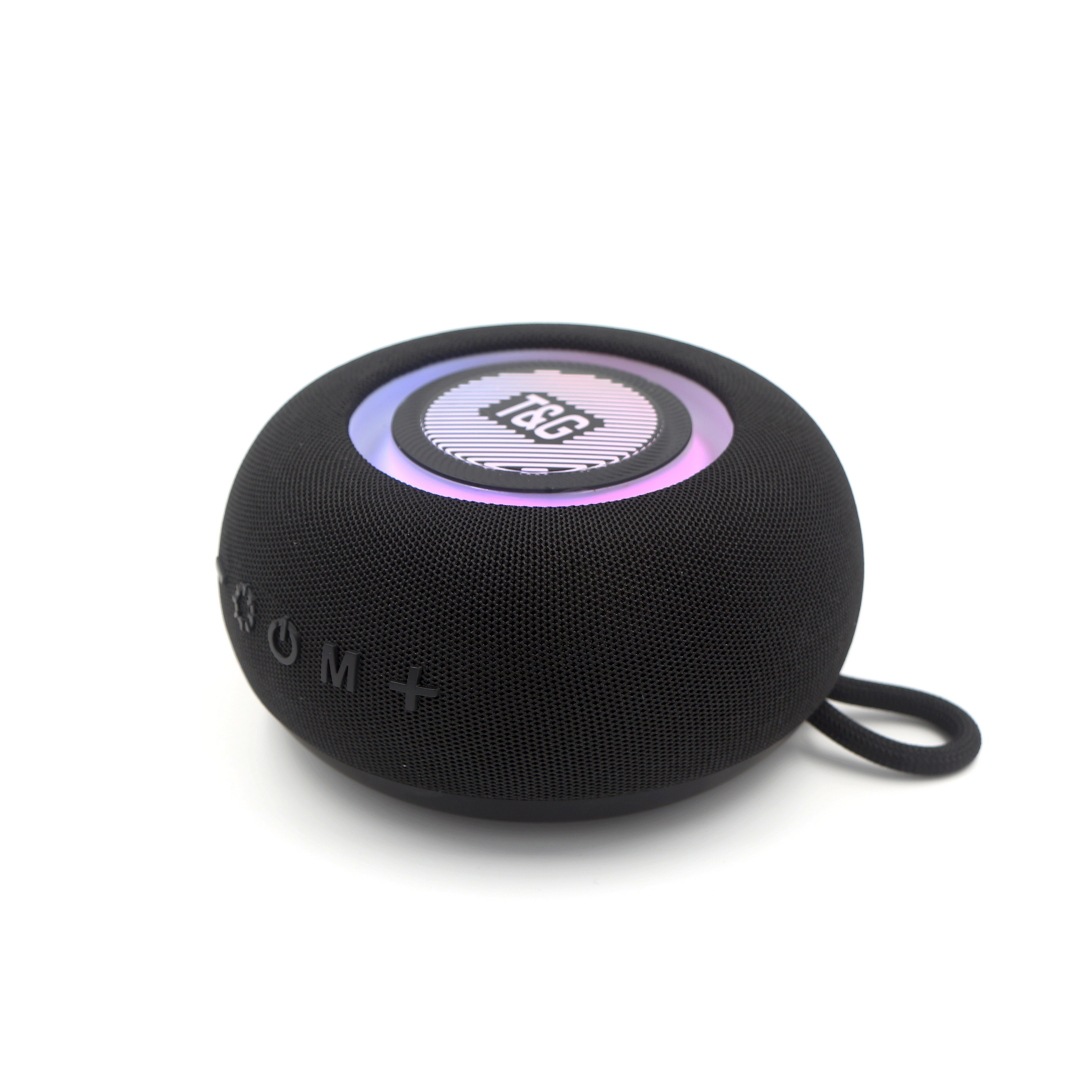 Nuevo altavoz Bluetooth transfronterizo TWS pareado portátil al aire libre moda subwoofer regalo tarjeta de tela cañón de acero