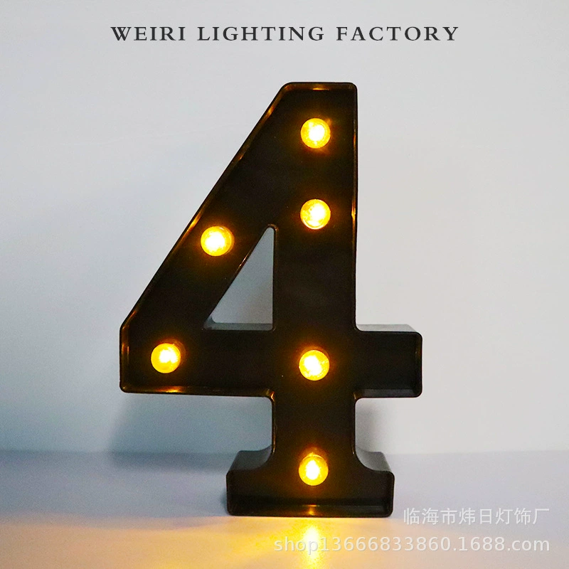 LED рекламная буква, черная подсветка алфавит, крупная декоративная английская буква 21,8 см