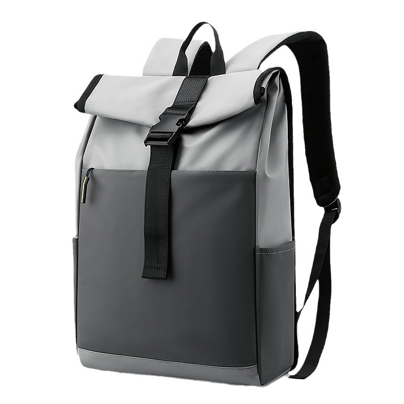 Cross-border wholesale men's backpack printable logo outdoor leisure sports travel bag student class computer bag