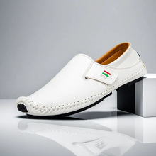 foreign trade手工缝制马克线豆豆鞋特大码休闲男鞋men's shoes