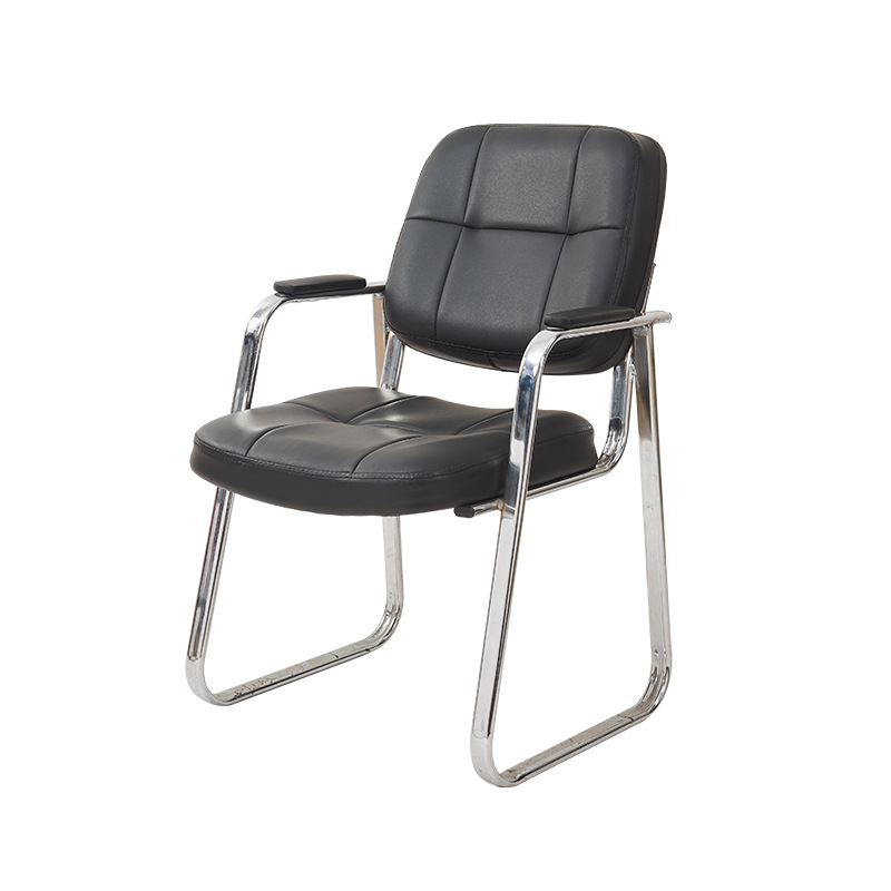 Silla de oficina de cuero moderno – silla de reuniones ergonómica y cómoda al por mayor