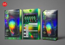 苹果13手机钢化膜包装盒十合一包装，高端镭射保护膜包装盒现货5